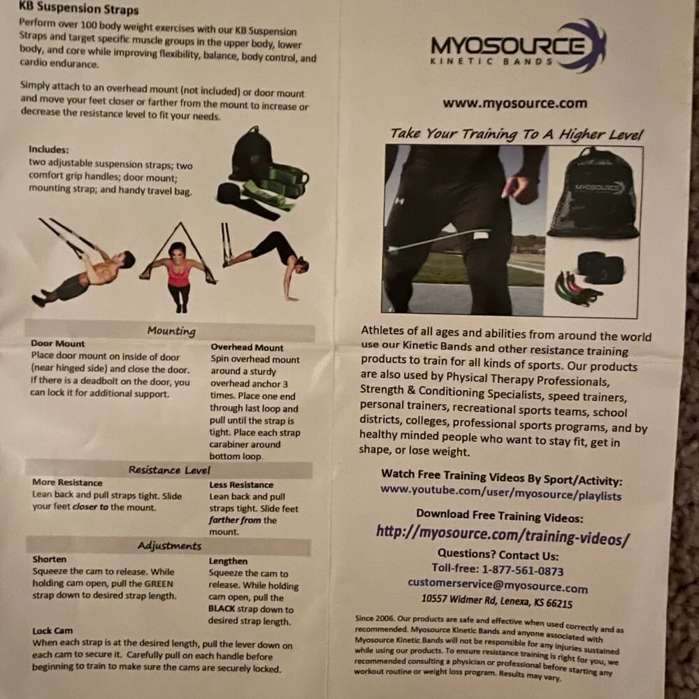 Myosource kinetic bands. YOUTH Resistance Bands for Training – - Picture 7 of 12